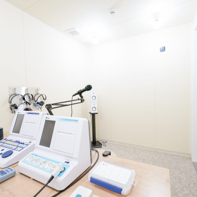 総合病院レベルの聴力検査室